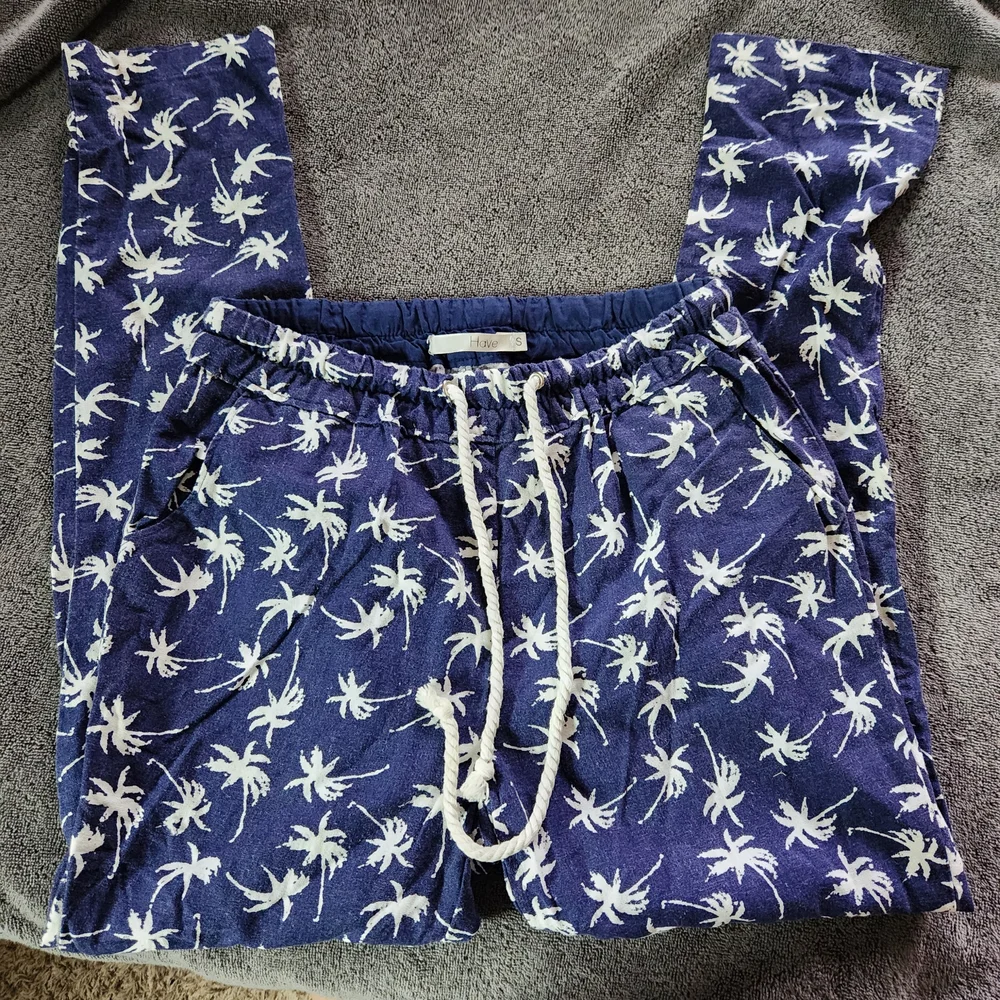 Have Navy and White Lounge Pants - Picture 2 of 8